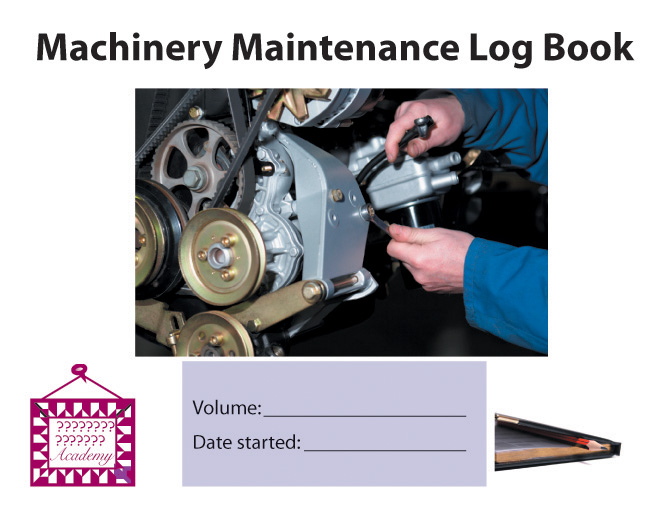 Machinery Maintenance Log Book