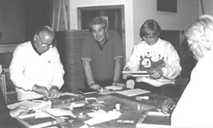Stuart(c) working with students